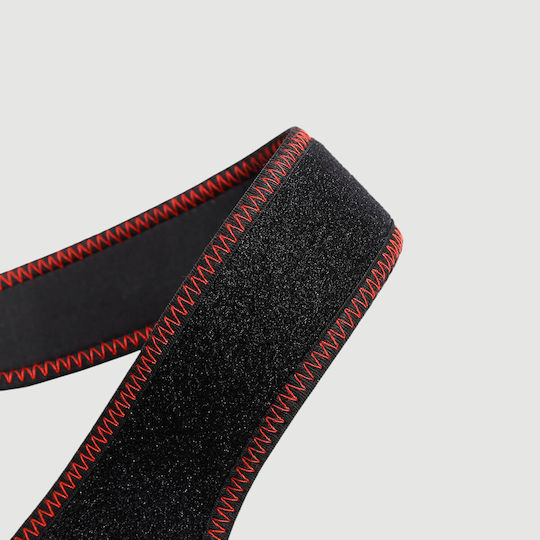 Crotchless Strap On Harness Velvet Touch & Stitching Velcro Adjustable Black