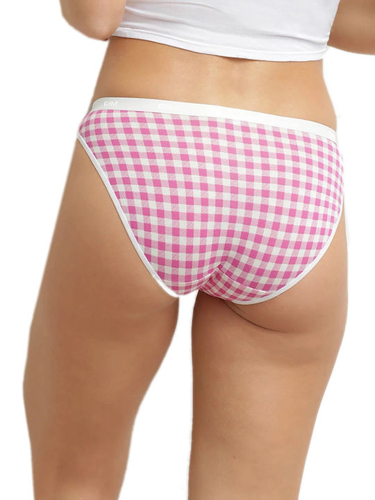 Les Pockets Γυναικεία Slip 3Pack Ροζ