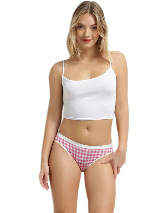 Les Pockets Γυναικεία Slip 3Pack Ροζ