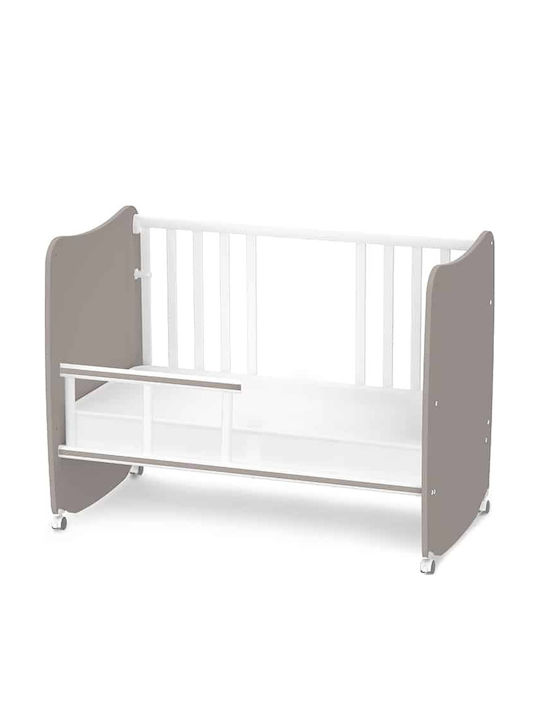 Lorelli Convertible Baby Crib White with Mattress 120x120cm