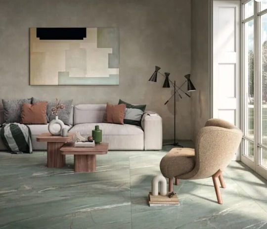Imola Fliesen Für Innenbereich Boden Wand Keramik Glänzende Oberfläche 120x60cm Grün