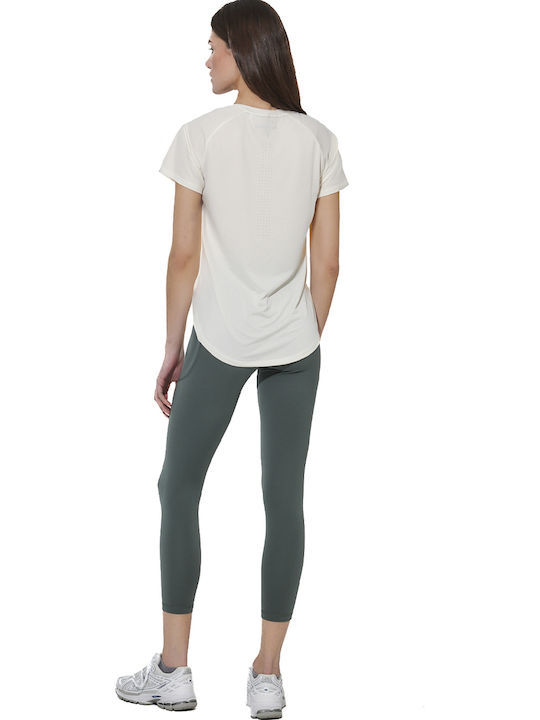 Leggings Pentru Instruire Colanti Cropped Verde