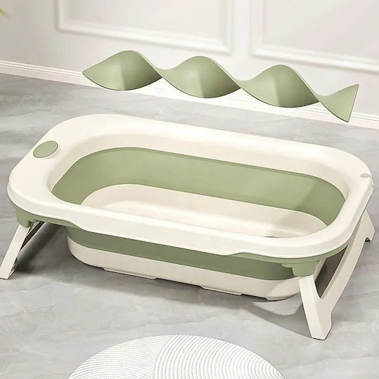 Little Mom Cadă Pliabilă pentru Bebeluși cu Termometru Verde