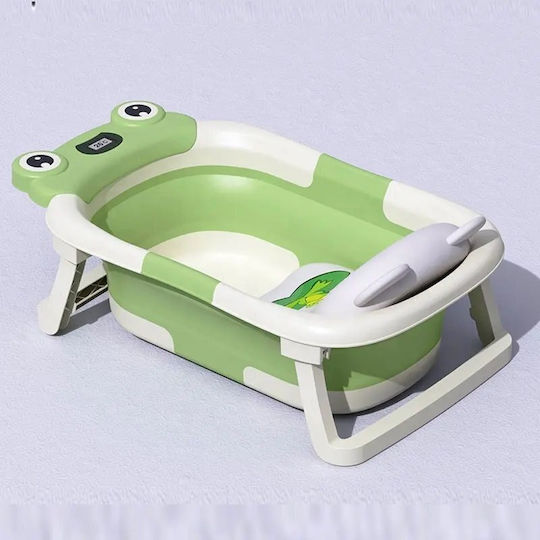 Little Mom Cadă Pliabilă Pentru Bebeluși cu Termometru Verde