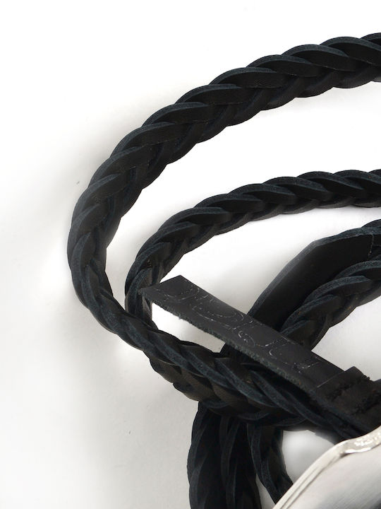Wide Leather Women's Black Belt 8535.9022.N-black