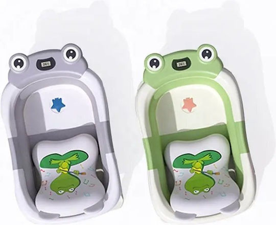 Little Mom Cadă Pliabilă Pentru Bebeluși cu Termometru Verde