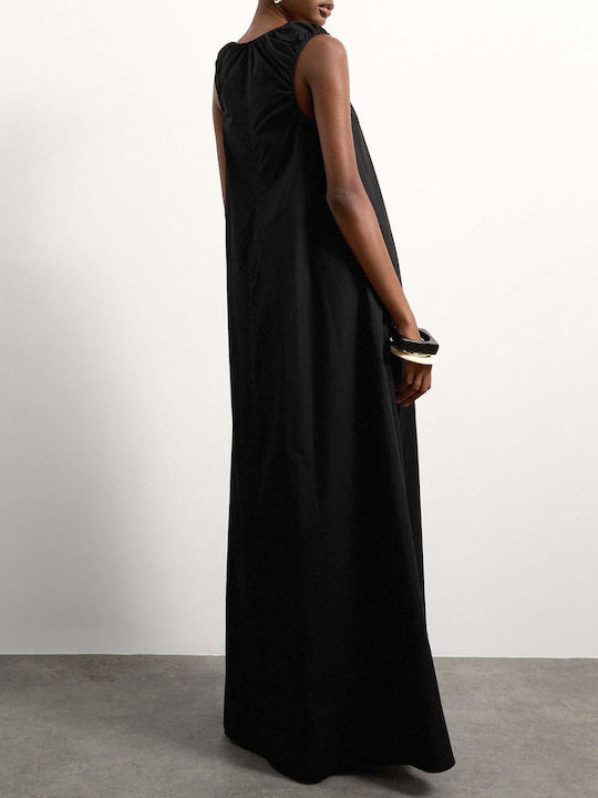 Sommer Maxi Abendkleid Schwarz