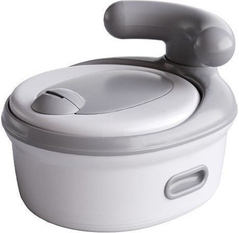 Little Mom Potties Toilet with Lid Gray