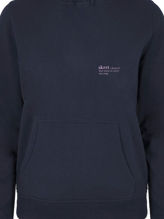 Ladies Γυναικείο Φούτερ με Κουκούλα Navy