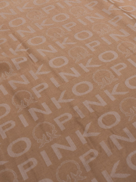 Pinko Γυναικείο Φουλάρι Μπεζ