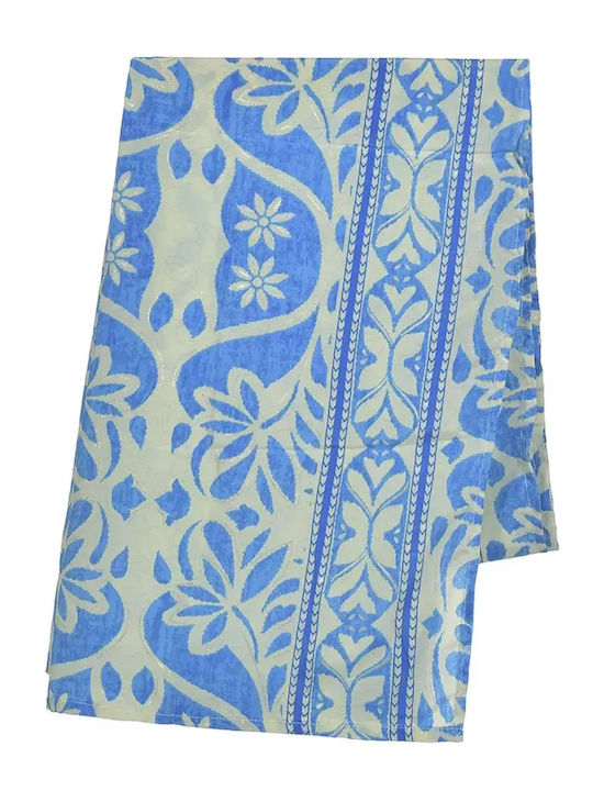 Ble Resort Collection Γυναικείο Φουλάρι Μπλε