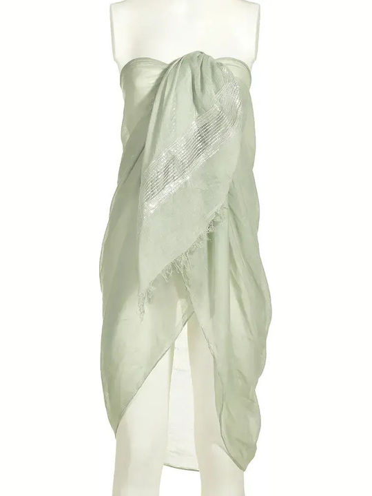 Ble Resort Collection Γυναικείο Φουλάρι Πράσινο