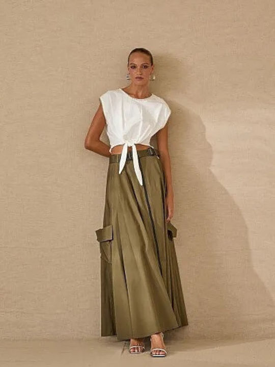 Maxi Damenrock Khaki
