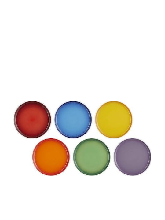 Le Creuset Πιάτο Ρηχό Πολύχρωμο 27cm 6τμχ