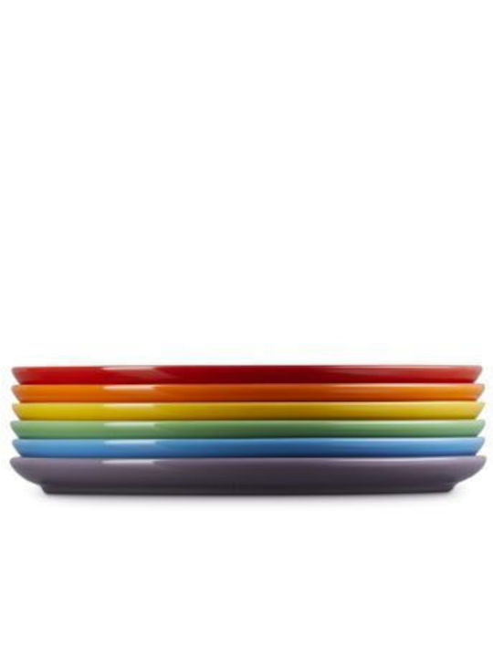 Le Creuset Πιάτο Ρηχό Πολύχρωμο 27cm 6τμχ