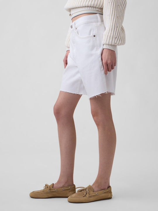 Damen Bermudas Jean Optic Weiß