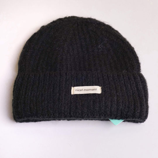 Unisex Beanie Knitted Hat in Black Color