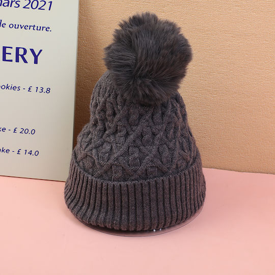 Beanie Unisex Căciulă Tricotată Gri