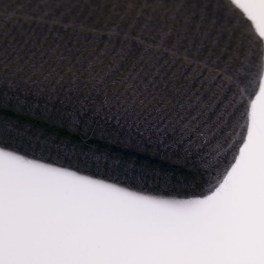 Unisex Beanie Knitted Hat in Black Color