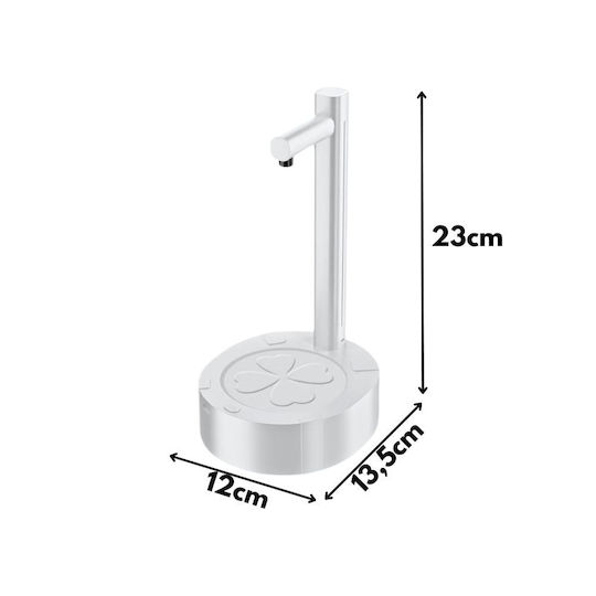 Antlie de Apă pentru Bucătărie cu Baterie din Silicon Lungime 23cm Albă