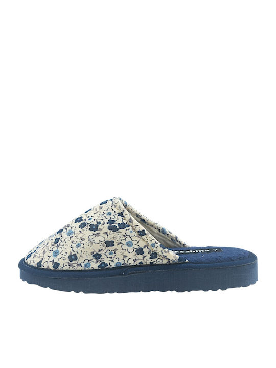 Closed-Toe Women's Slippers Blue