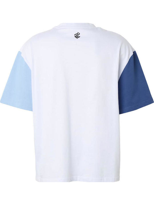 T-shirt Brightwhite/truenavy/brunnerablue RWTS116-21415