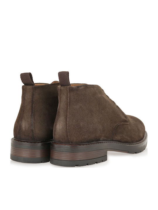 Suede Brown Men's Boots