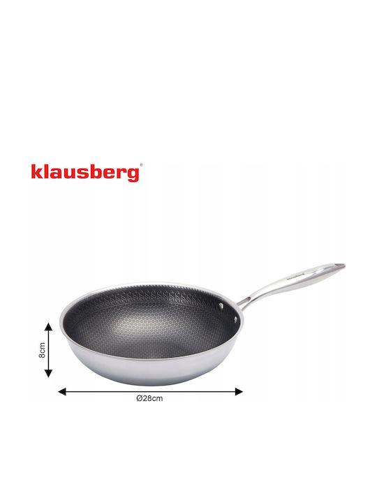 Klausberg Wok din Oțel 28cm