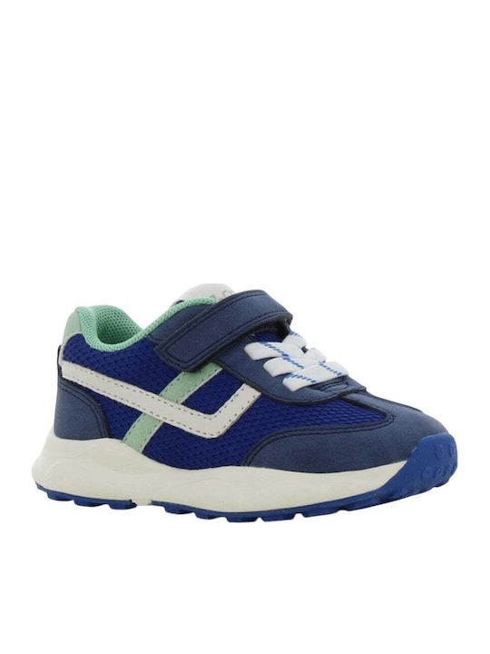 Kids Anatomic Sneakers with Hoop & Loop Closure Blue