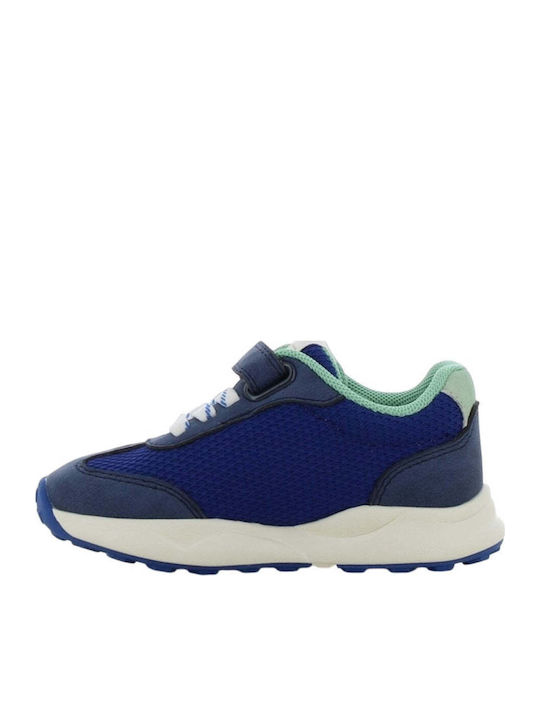 Kids Anatomic Sneakers with Hoop & Loop Closure Blue