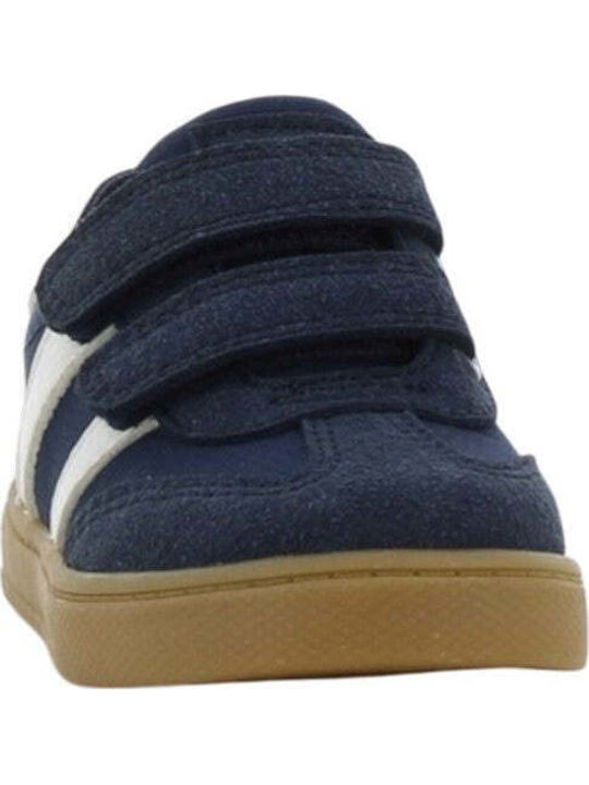 Kids Sneakers Anatomic With Hoop & Loop Closure Blue