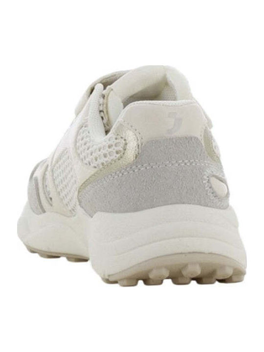 Kids Sneakers Anatomic With Hoop & Loop Closure White