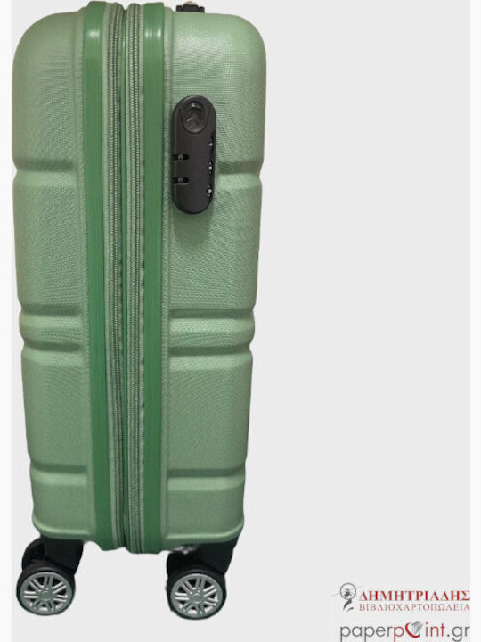 Greenwich Polo Club Cabin Hard Travel Suitcase Jade with 4 Wheels Height 55cm
