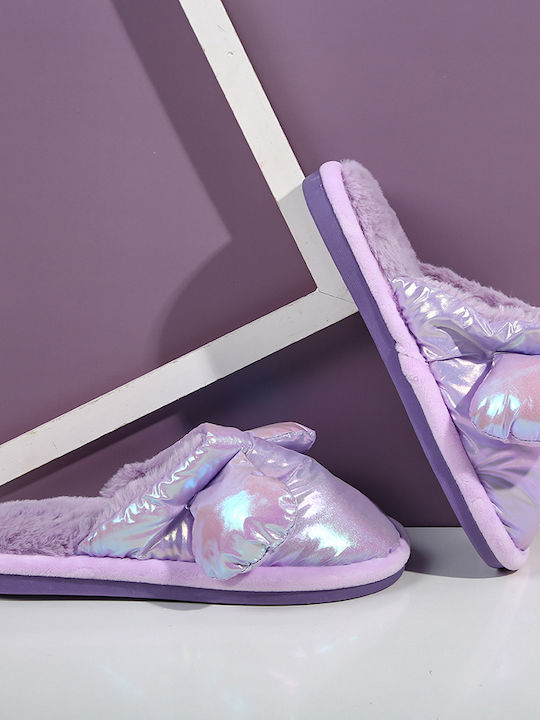 Purple Kids Slippers