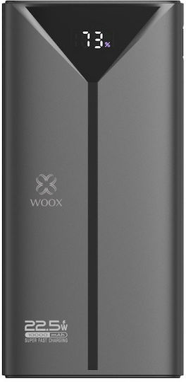 Woox MX0131 Power Bank 10000mAh 22.5W με Θύρα USB-A και 2 Θύρες USB-C Power Delivery Μαύρο