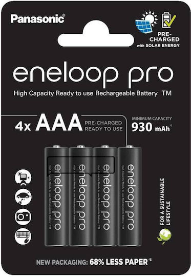 Panasonic Презареждаща се Батерия AAA Ni-MH 930mAh 1.2V
