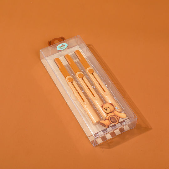 Telescopic Eyebrow Trimmer Set Teddy Island 3 Pieces