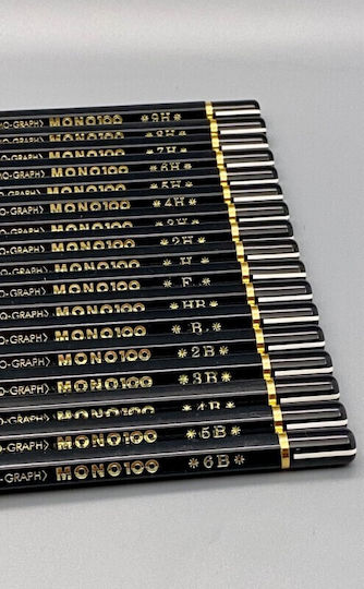 Tombow Wooden Pencils Mono 100 Highest Quality 12pcs 4901991000092 Nibs 5h