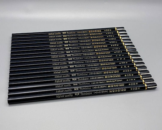 Tombow Wooden Pencils Mono 100 Highest Quality 12pcs 4901991000092 Nibs 5b