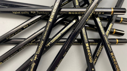 Tombow Wooden Pencils Mono 100 Highest Quality 12pcs 4901991000092 Nibs 6b