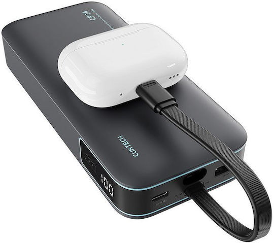 Cuktech LPB200N Power Bank 20000mAh 40W with USB-A Port and USB-C Port Gray
