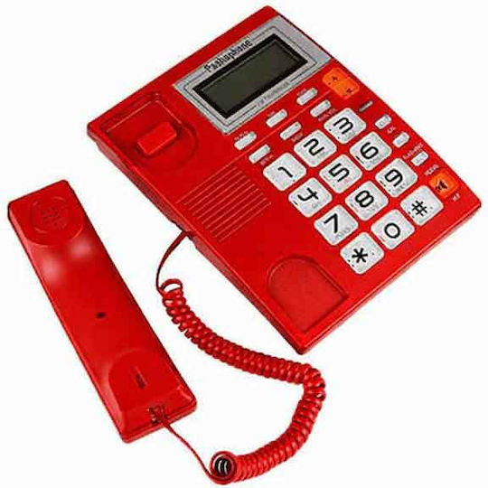 Pashaphone Жичен Телефон За Офис За Възрастни Черен TOPF-211688