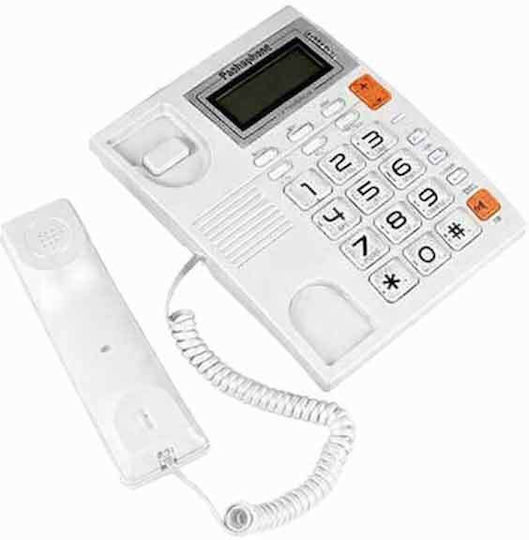 Pashaphone Жичен Телефон За Офис За Възрастни Черен TOPF-211688