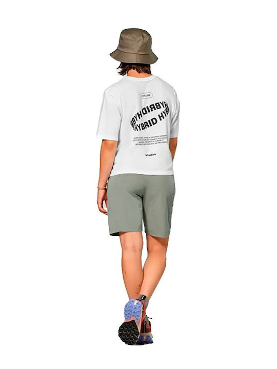 Salewa Puez Talvena Dst Γυναικείο Κοντό Παντελόνι Πεζοπορίας Χακί