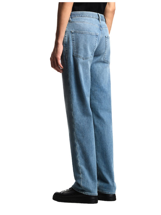Emporio Armani Ανδρικό Παντελόνι Τζιν Ελαστικό Regular Fit Straight Μπλε