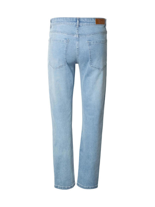 Men's Jeans Pants With Slim Fit New Light Blue Washed