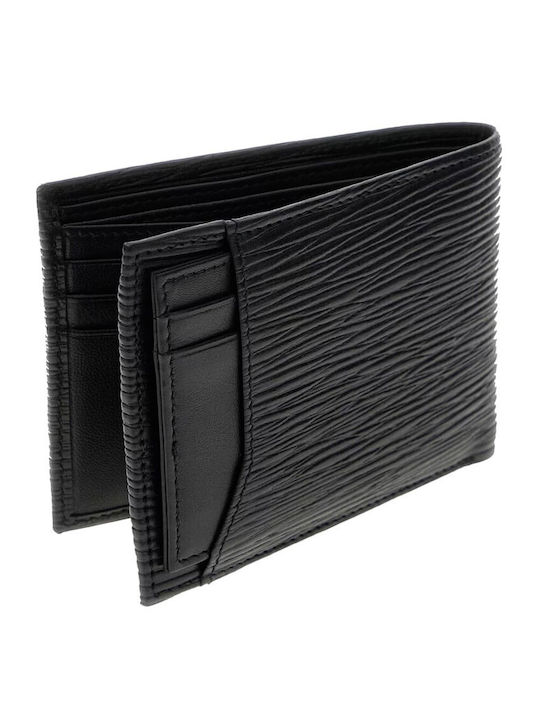 Кожен Мъжки Портфейл Черен Billfold