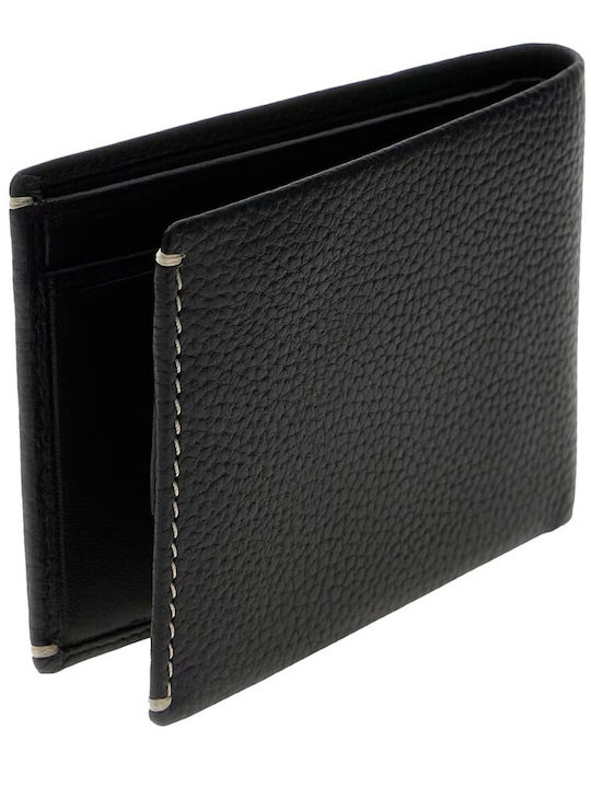 Billfold Δερμάτινο Ανδρικό Πορτοφόλι Μαύρο