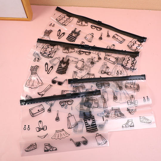 Storage Case for Bags / Clothes in Black Colour 4 Pieces