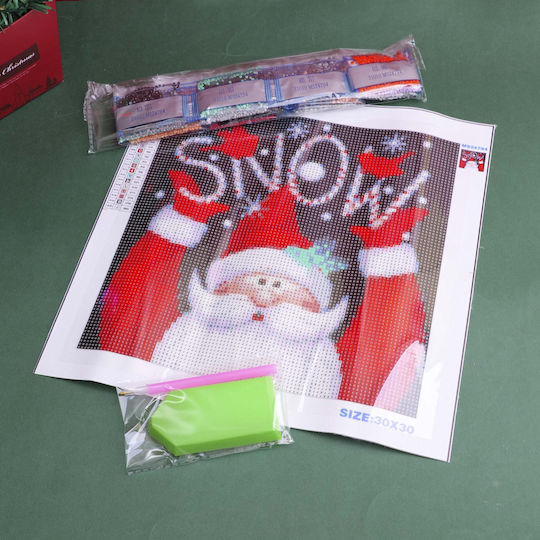 Diy Christmas Series Christmas Painting Diamond Stickers Snowmen Box Pet